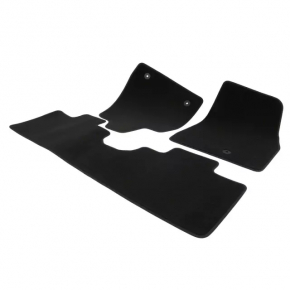 Set of floor mats for Ford Mustang Mach-E 21-23 cloth black