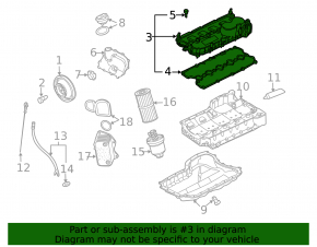 Valve Cover VW Beetle 12-14 2.5 CBUA