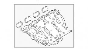 Intake manifold BMW F30 12-18 N20