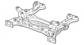Front subframe Volkswagen ID.4 23-25