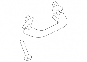 Front ceiling handle VW Tiguan 2017 beige