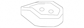 Engine mount bracket right Kia Sorento 16-20 3.3