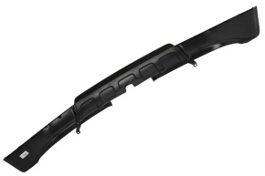 Rear bumper lip Chevrolet Equinox 10-15 prerest for one pipe