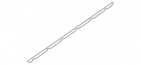 Door seal front left Volvo XC60 18-23 lower