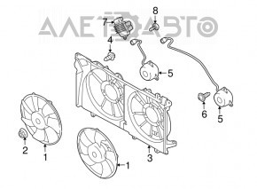 Subaru Outback 10-14 3.6 Cooling Fan Computer