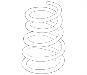 Rear right spring for Lexus ES350 07-12, two blue ones