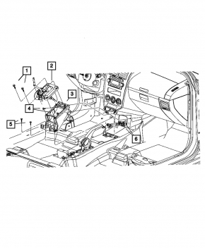 Automatic transmission cable Jeep Patriot 11-17