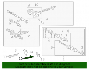 Front Gearbox Bracket Lexus GX470 03-09