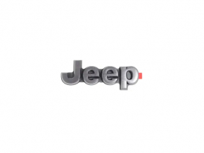 Jeep Cherokee KL 19-22 gray tailgate emblem