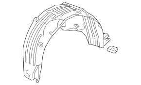 Rear left mudguard Honda HR-V 16-22