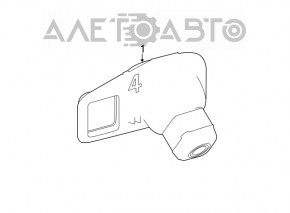 Rear view camera Toyota Rav4 13-15