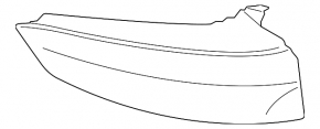 Porsche Cayenne 19-23 LED Red Outer Wing Light, Right