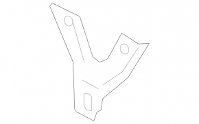 Left front bumper reinforcement bumper support bracket for Mercedes GLC 16-22