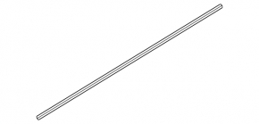 Door trim lower front left Mazda3 03-08