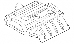 Ford Mustang mk6 15-23 2.3T Engine Cover