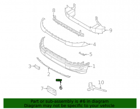 Front Bumper Cap Left Ford Bronco Sport 21-25