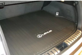 Trunk mat Lexus NX200t NX300 NX300h 15-20 black, rubber