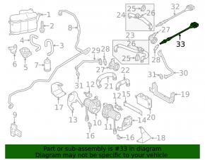 Lambda probe 2 for VW Jetta 11-15 USA 2.0