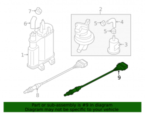 Lambda probe 2 for VW Jetta 11-15 USA 2.0