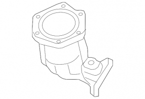 Front catalytic converter Infiniti JX35 QX60 13- with lambda probe