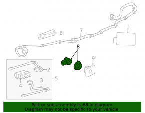 Rear Parking Sensor GMC Terrain 18-