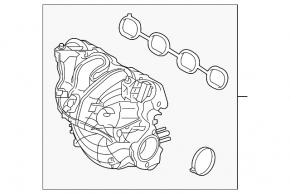 Intake manifold Hyundai Sonata 15-17 1.6T