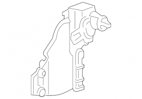 Rear right door glass guide Volvo V90 17-22 usa