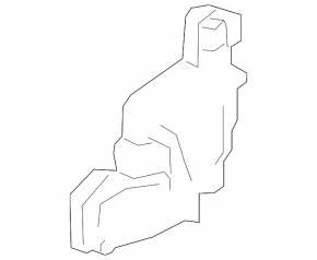 Front right door glass guide Volvo V90 17-22 usa