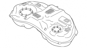 Fuel tank for Subaru Forester 14-18 SJ 2.5, 2.0