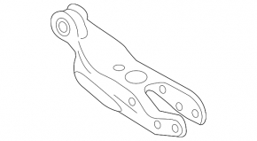Lower control arm for rear left spring, Audi Q7 16-26 type 1