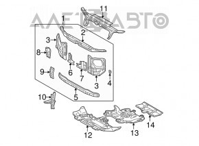 Rear engine guard Lexus GX470 03-09