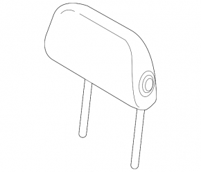 BMW X3 G01 18-21 rear left headrest, black leather