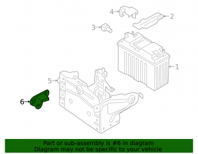 Battery tray bracket BMW 3 G20 19 - underhood