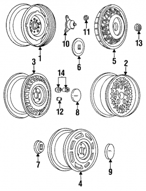 Wheel nut secret kit d19 M12x1.5 Buick Encore 13-19