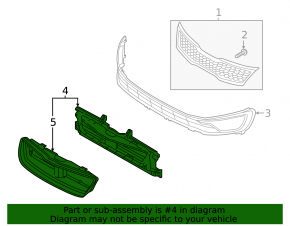 Radiator deflector blinds Kia Optima 11-13 prerest