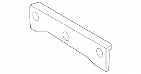 Front license plate area for Hyundai Sonata 11-15