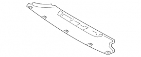 Rear bumper guard for Hyundai Sonata 18-19