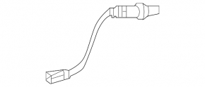 Lambda probe second left Lexus LS500 18-23