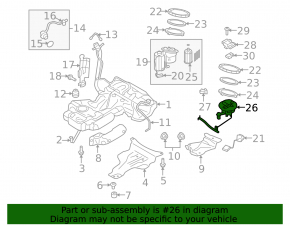 Fuel pump right fuel pump Audi A4 B8 13-16 rest 2.0T