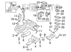 Fuel pump right fuel pump Audi A4 B8 13-16 rest 2.0T
