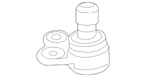 Ball joint front left Buick Encore 13-19