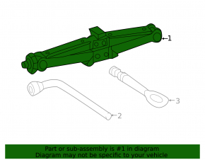 Jack Mercedes W167 GLE 350 450 20-23