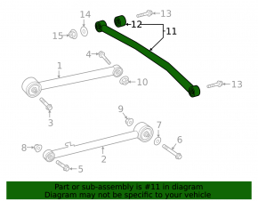 Rear transverse rod G-class W463 G550 19-24