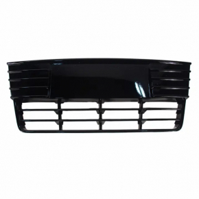 Front bumper grille central Ford Focus mk3 11-14 prerest gloss