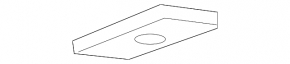 Left visor plug Lincoln MKC 15 - beige