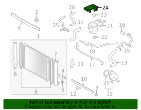 Lexus CT200h Cooling Expansion Tank Trim 11-17