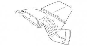 Air intake Toyota Highlander 17-19 3.5