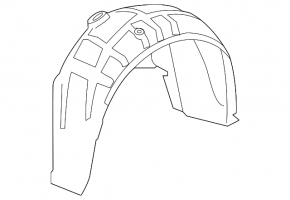 Rear left fender liner Cadillac ATS 13-