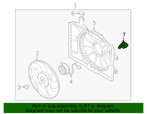 Cooling system resistor Kia Forte 19-24 2.0 OEM