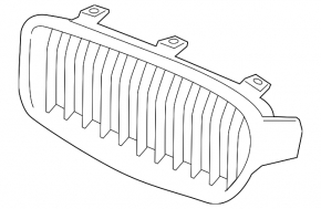 Radiator grill left BMW 4 F32/33/36 14-20 Luxury Line